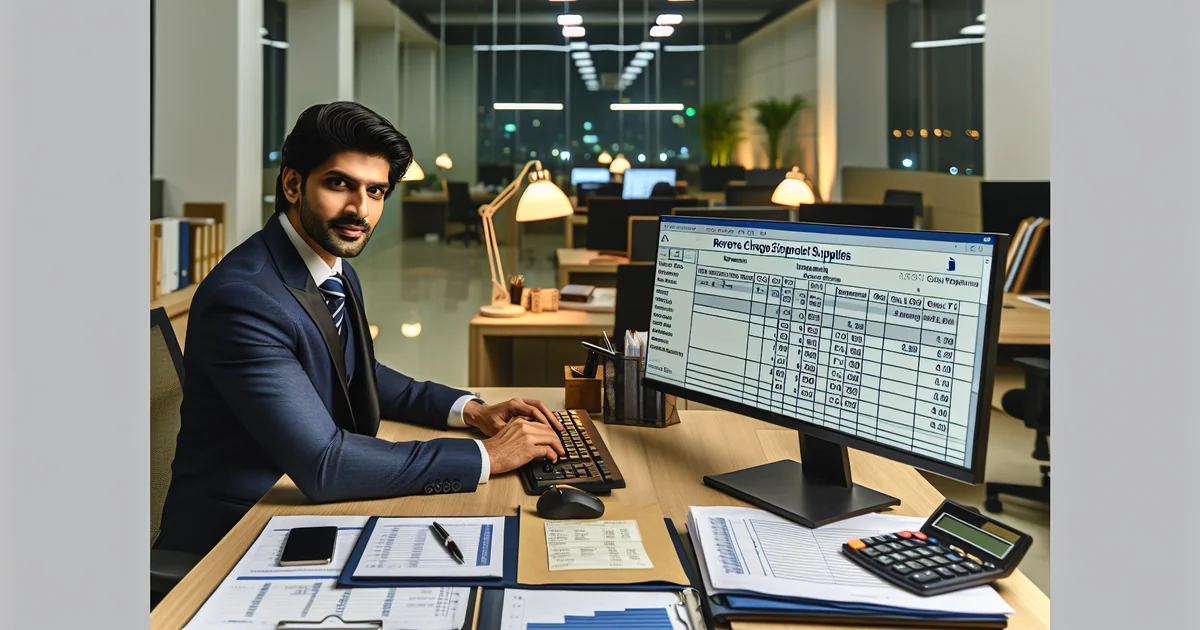 Handling Reverse Charge Scenario of Import Supplie