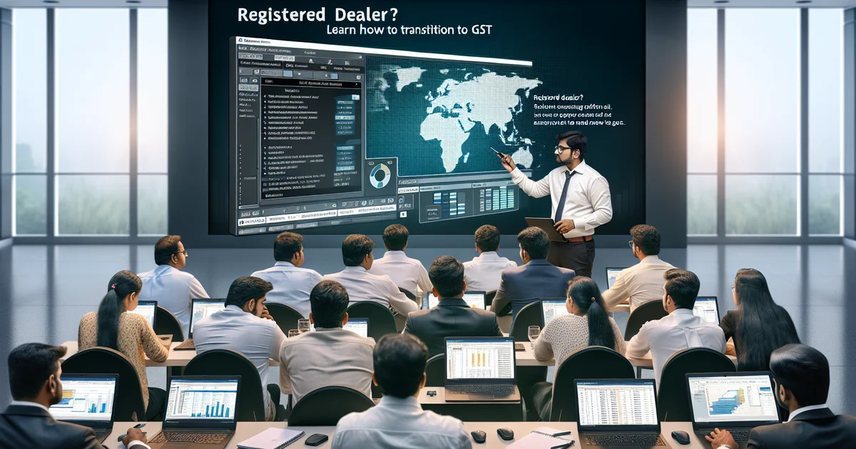 Registered Dealer? Learn How to Transition to GST